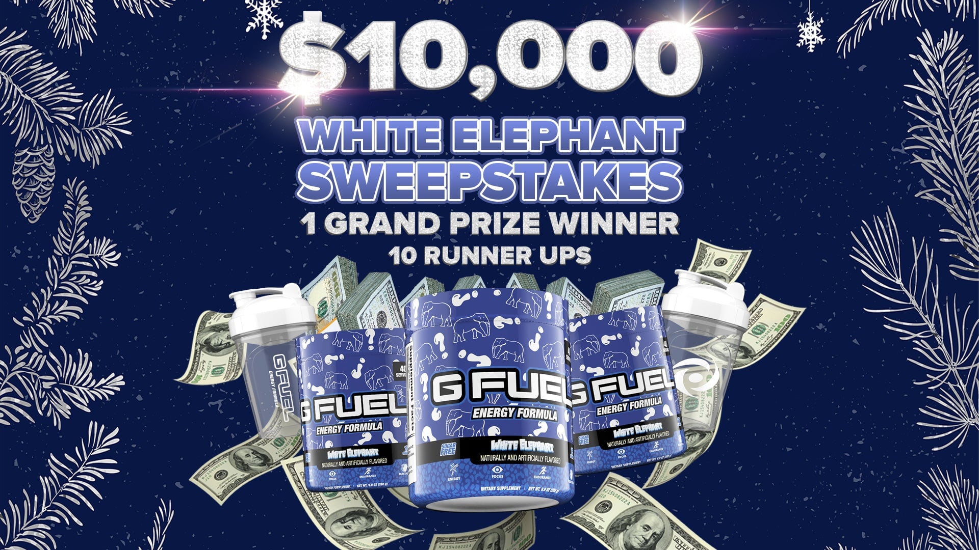 $10,000 White Elephant Sweepstakes! – G FUEL