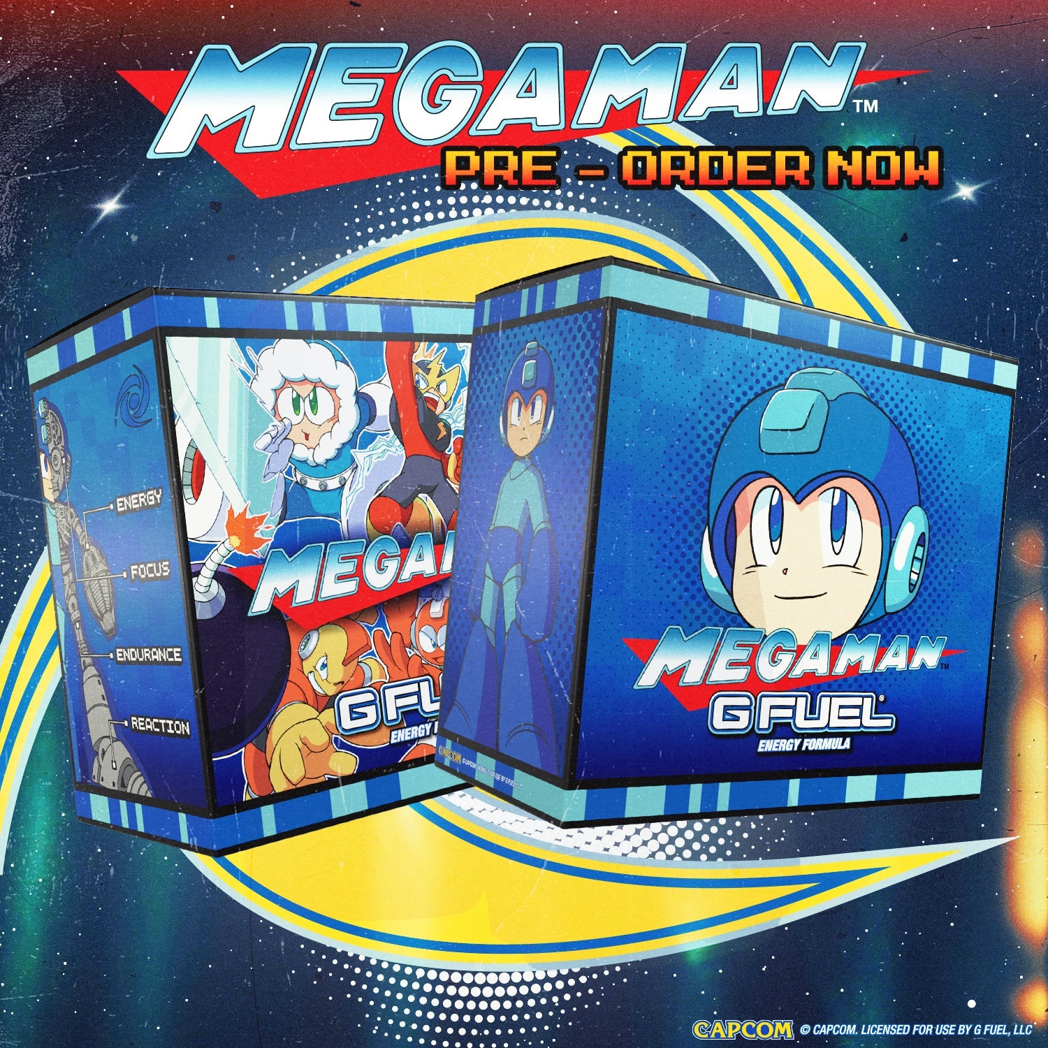 G FUEL and Capcom Partner Up to Celebrate 35 Years of Mega Man™ with B