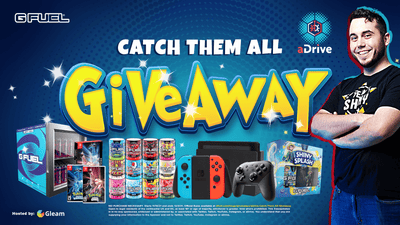 G FUEL x aDrive Catch Them All Giveaway!