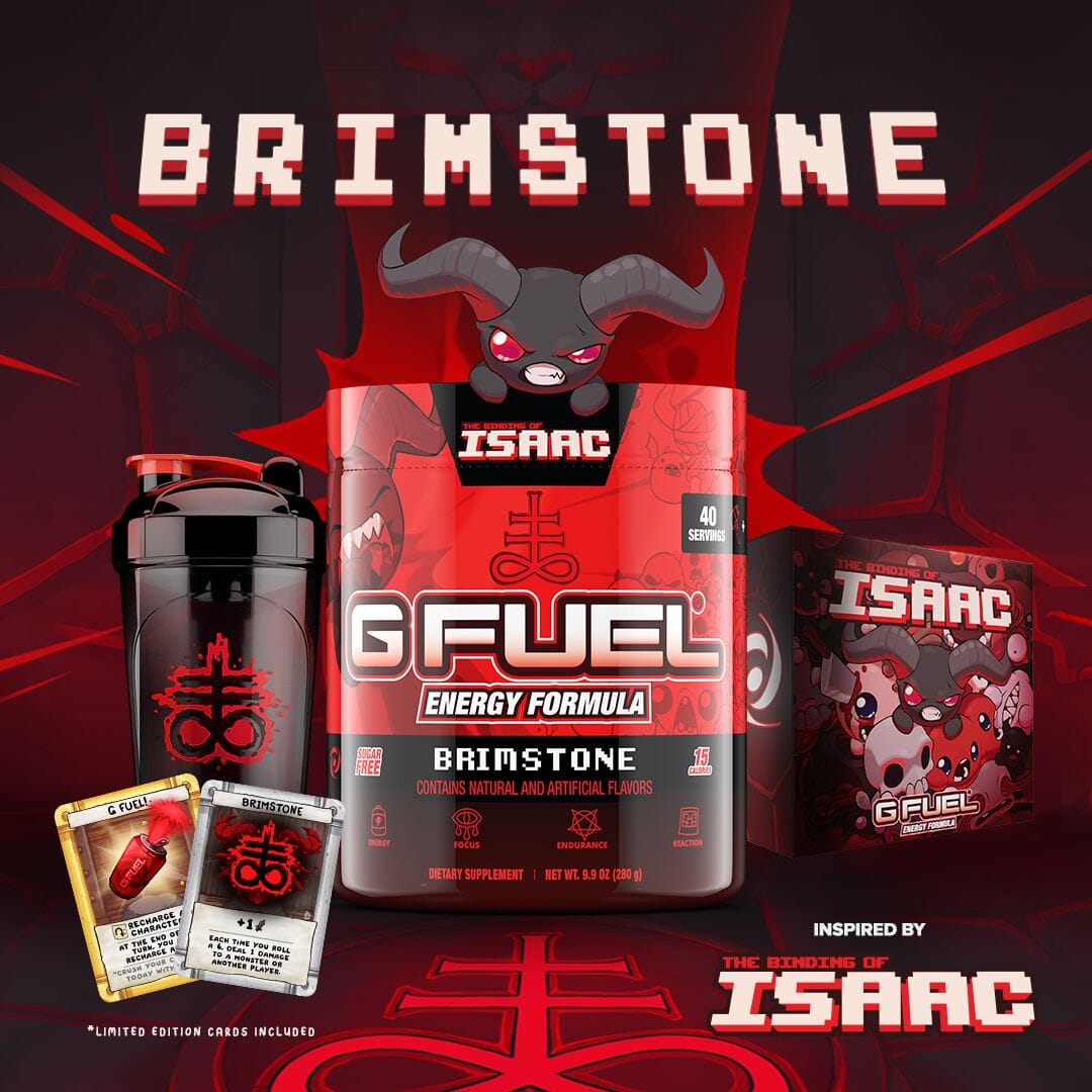 G FUEL Brimstone - Inspired by "The Binding of Isaac"