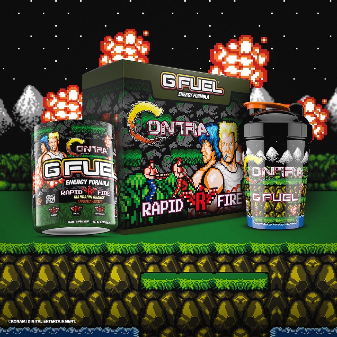 G FUEL Rapid Fire inspired by "CONTRA"