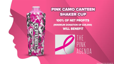 G FUEL Helps Power Breast Cancer Research with Special Edition Pink Camp Stainless Steel Shaker Cup