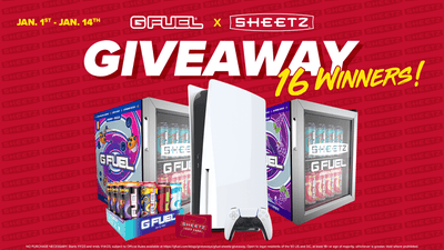 G FUEL x Sheetz New Year's Giveaway!