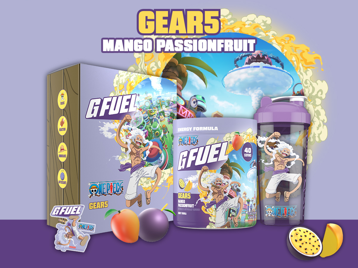 Unleash GEAR5 Mode: G FUEL x ONE PIECE Returns with Mango