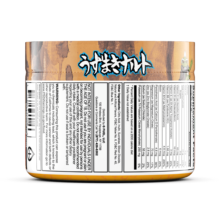 G FUEL| Naruto's Sage Mode Supreme Hydration Bundle Bundle (Tubs) 