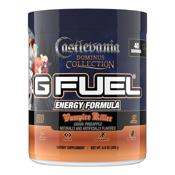 G FUEL x Castlevania | Vampire Killer Energy Tub