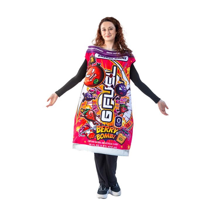 G FUEL| Berry Bomb Can Costume 