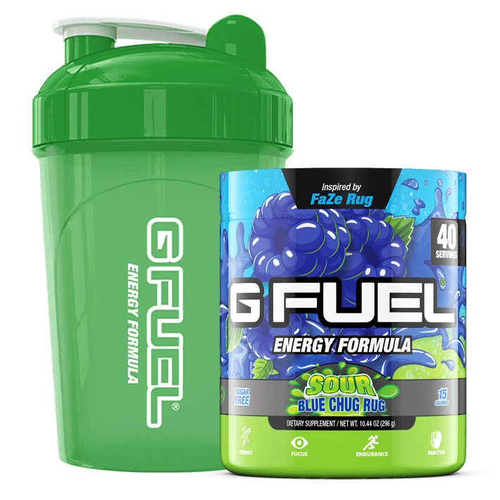 Blue Ice G FUEL Bundle (Tub + Shaker Cup)