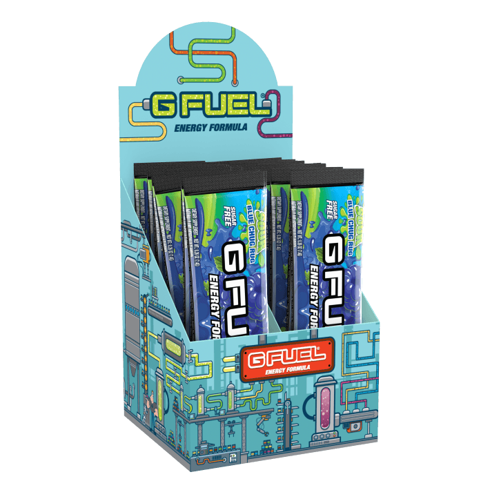 G FUEL| Energy Pack Box Box Sour Blue Chug Rug GPK-CR1-BYOB