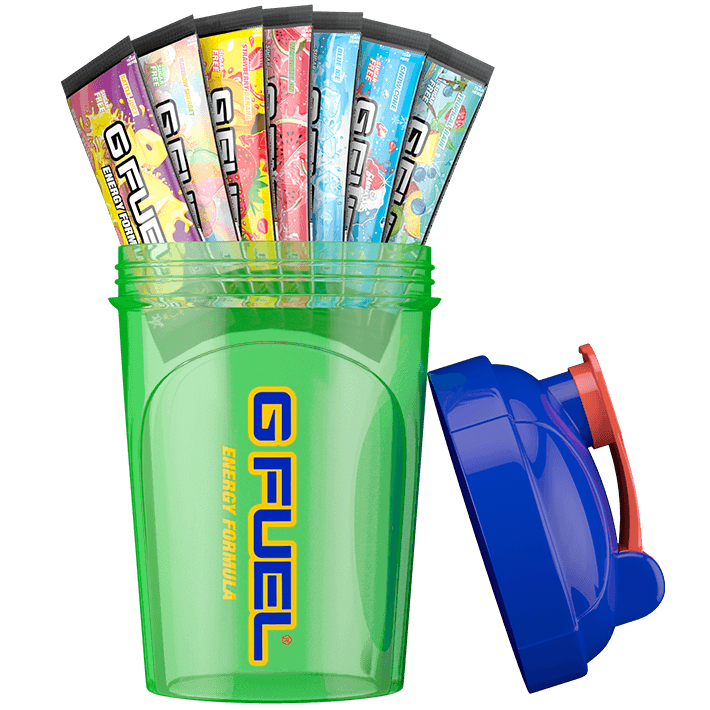 Gfuel Starter Kit - Winter White Shaker + 4 Random Servings – Lime Pro  Gaming