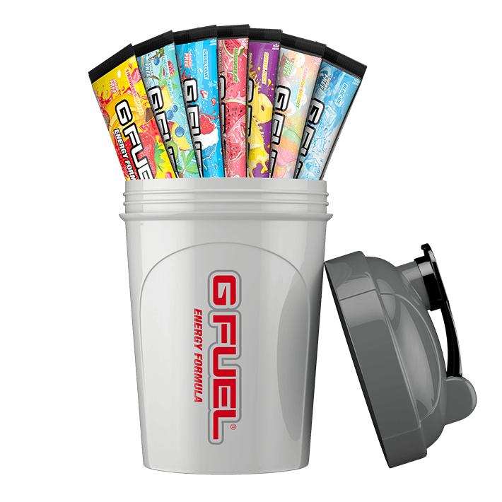 Logic Starter Kit (Shaker 473ml & 6 Pcs. Mix Random Gfuel Flavor Packe –