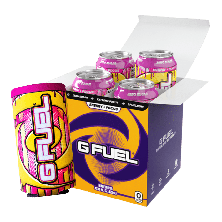 G FUEL Hype Sauce Coolie Bundle Coolie + 4 Pack Cans