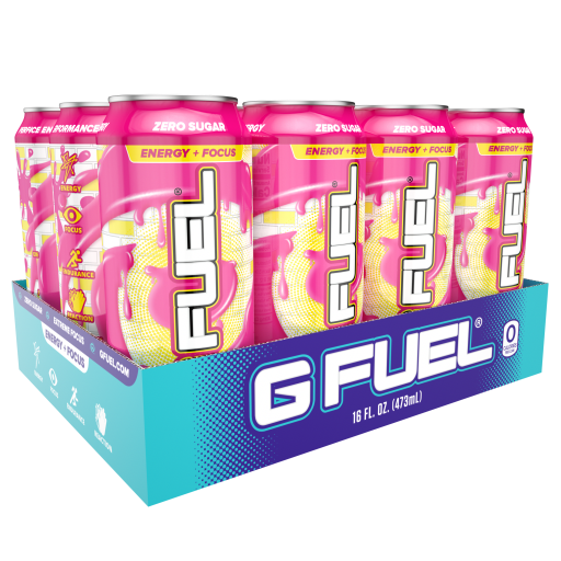 G FUEL| Pink Drip Cans RTD 12 Pack RTD-PD12