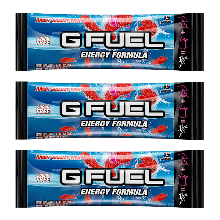 G- Fuel Ragin' Gummy Fish Energy Drink