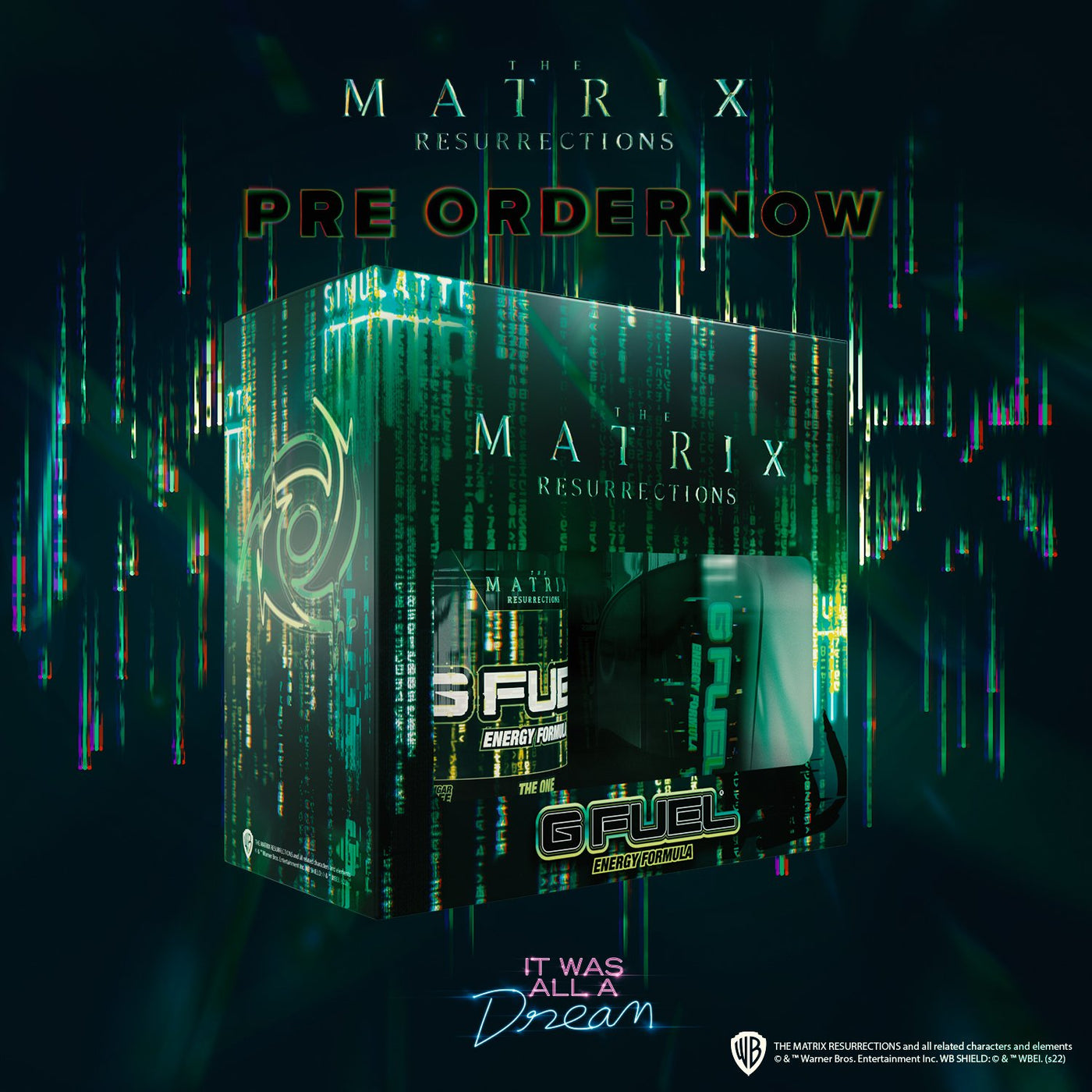 G FUEL and Warner Bros. Pictures Team Up to Create The One — Inspired by the New Film The Matrix: Resurrections