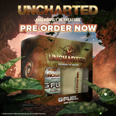 New G FUEL Fortune Blend Inspired by Sony Pictures’ “Uncharted” Available for Pre-Order