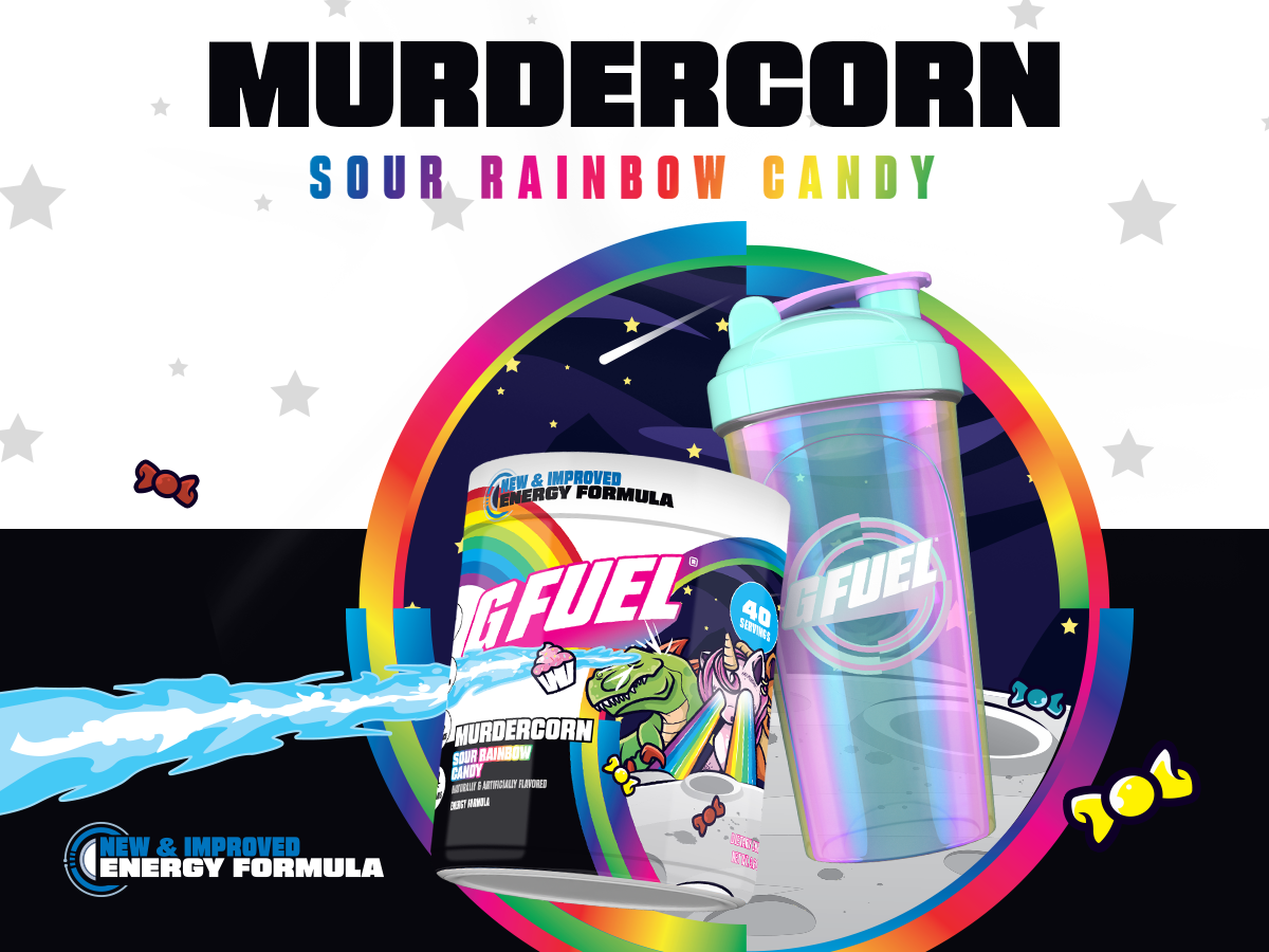 Annihilate Boredom with the Murdercorn Energy Tub and Colossal Murdercorn Shaker Cup!