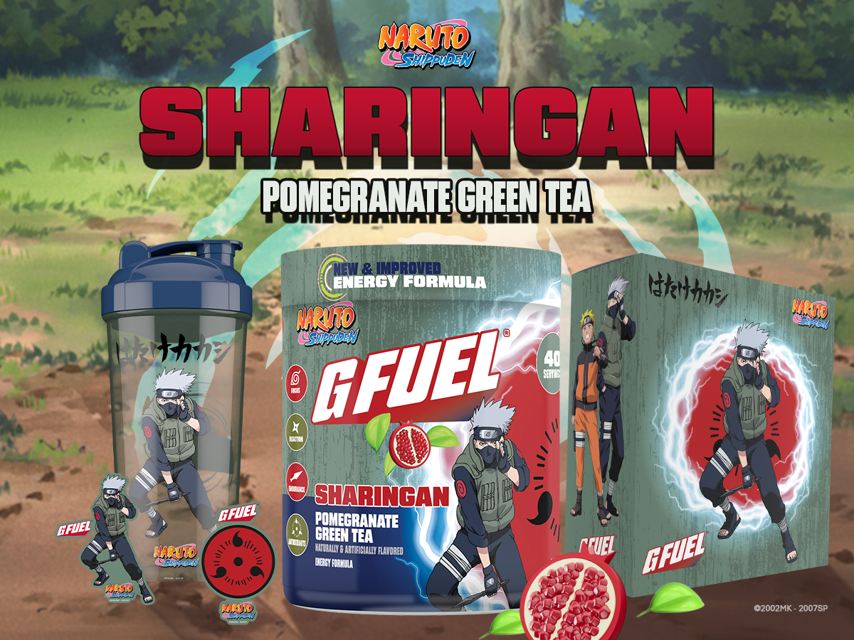 Awaken Your Sharingan with These GFUEL x NARUTO SHIPPUDEN Sharingan Drops