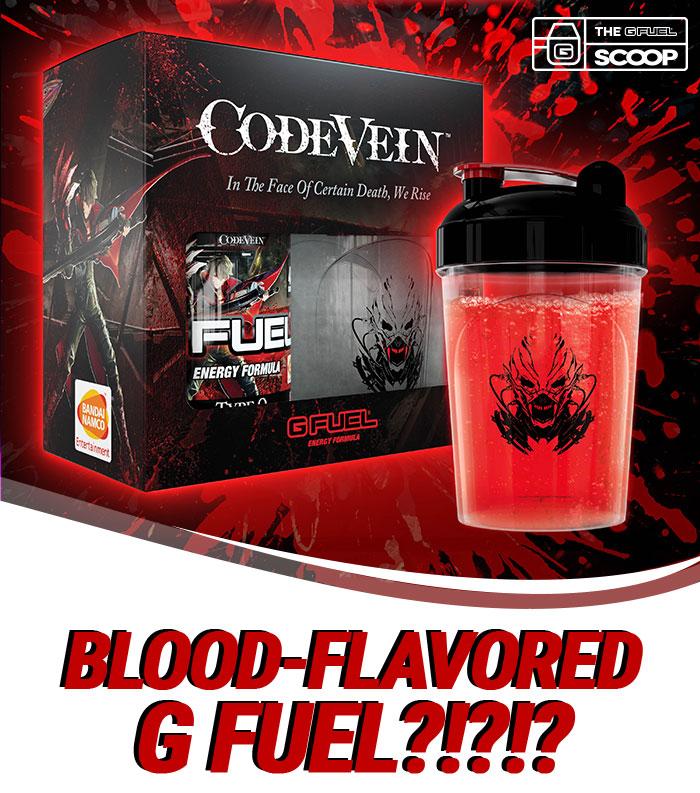 A Code Vein G Fuel Collector's Box and Shaker Cup