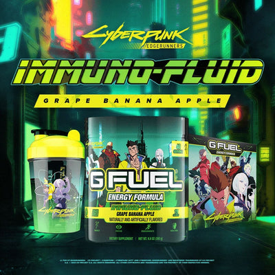 Fight Against Cyberpsychosis — G FUEL Launches Energy Drink Inspired by CD PROJEKT RED’s “Cyberpunk: Edgerunners”