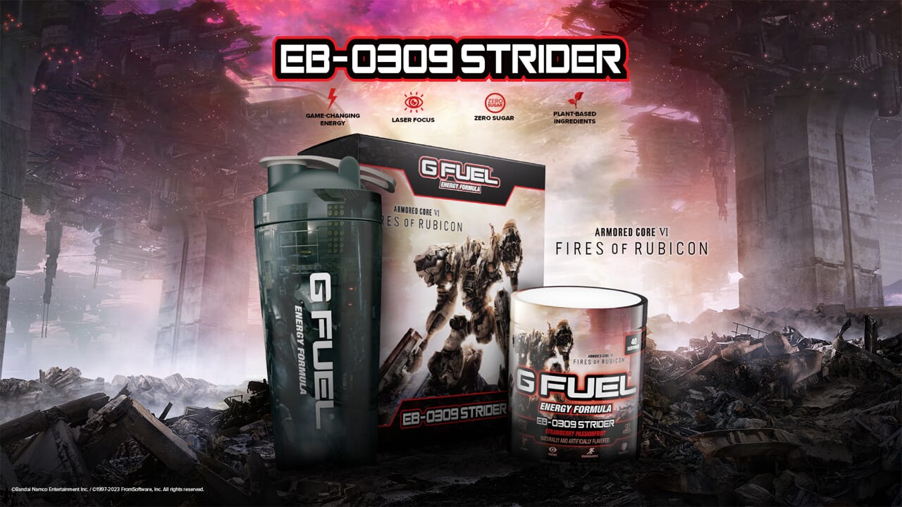 G FUEL EB-0309 STRIDER Collector's Box, inspired by "ARMORED CORE VI"