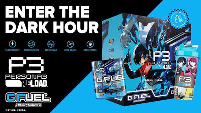 G FUEL and ATLUS Join Forces to Take On the Dark Hour with a “Persona 3 Reload” Energy Drink