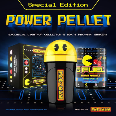 G FUEL and Bandai Namco Entertainment America Inc. Pick Up Bonus Points and Introduce PAC-MAN Energy Drink