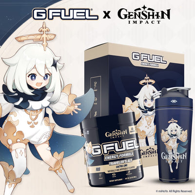 G FUEL And HoYoverse Introduce New Traveler’s Ale Energy Drink Flavor Inspired by “Genshin Impact”