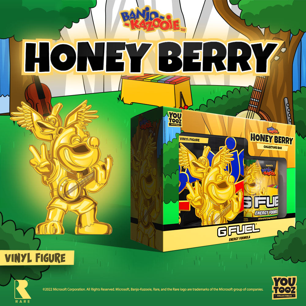 G FUEL and Rare Follow the Music Together with a Brand-New Flavor, G FUEL Honey Berry!