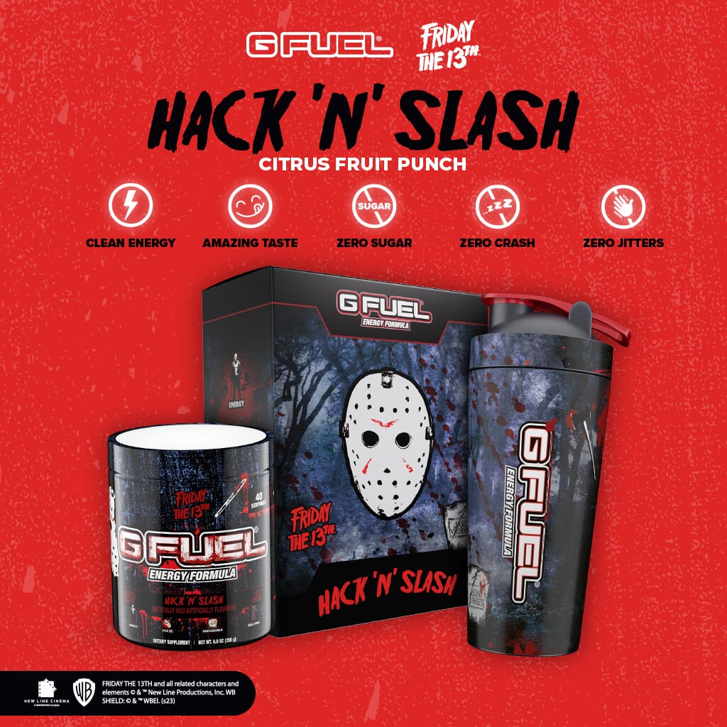 G FUEL Hack 'N' Slash Collector's Box - Inspired by "Friday the 13th"