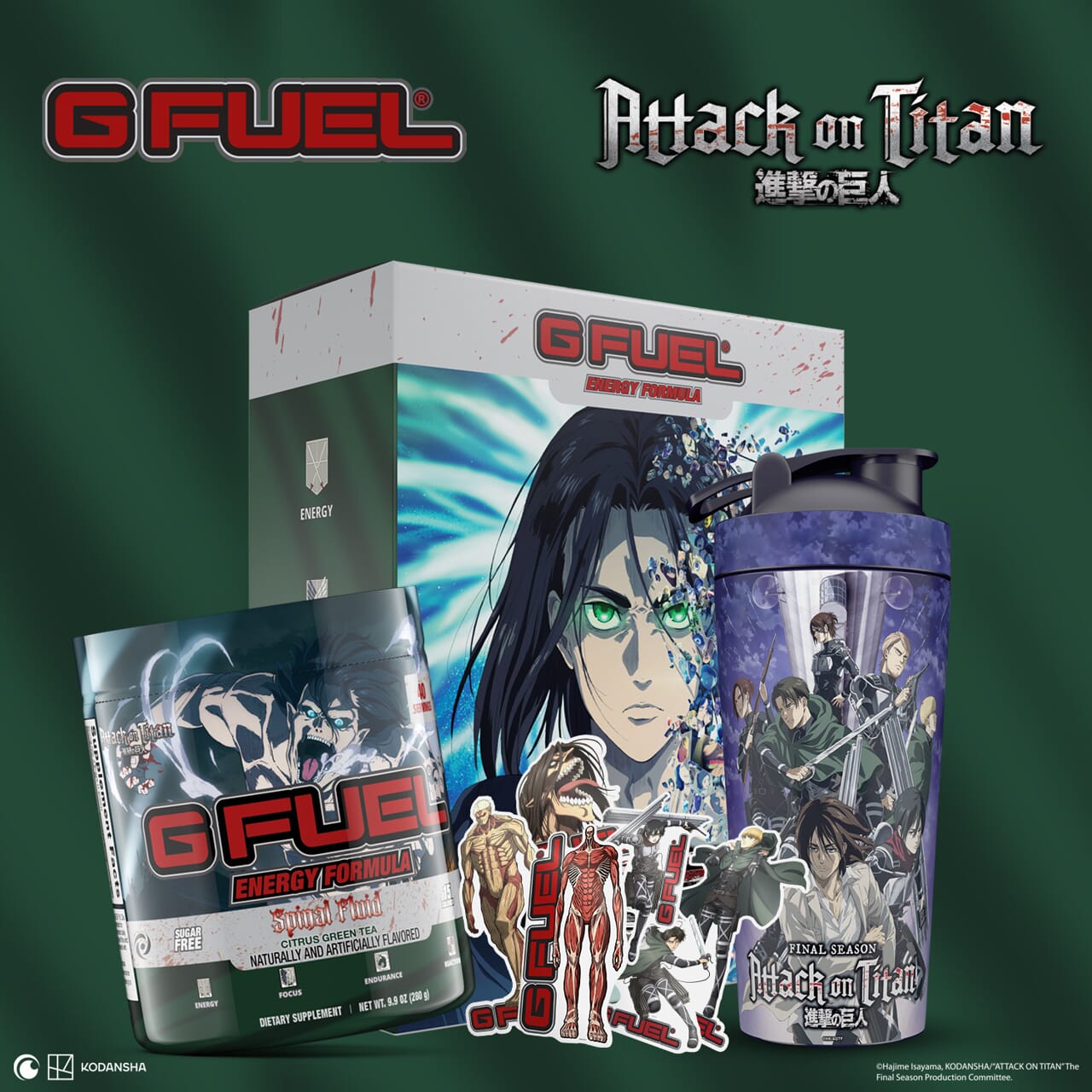 G FUEL Spinal Fluid - Inspired by "Attack on Titan"