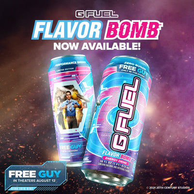 G FUEL And Disney Drop A “Flavor Bomb” Energy Drink — In Celebration Of The New Movie 'Free Guy'