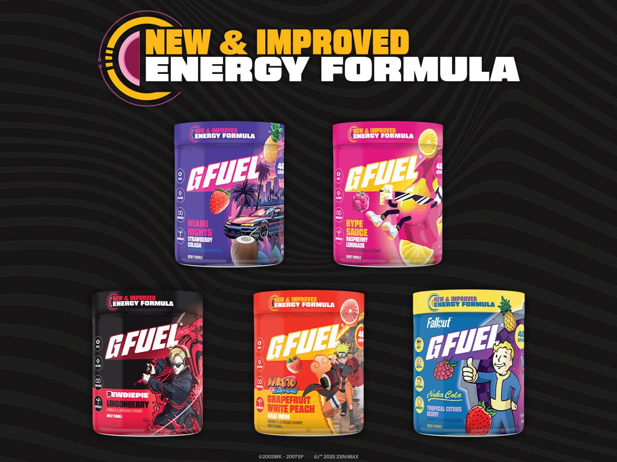 G FUEL Has Leveled Up with a Whole New Look and Formula