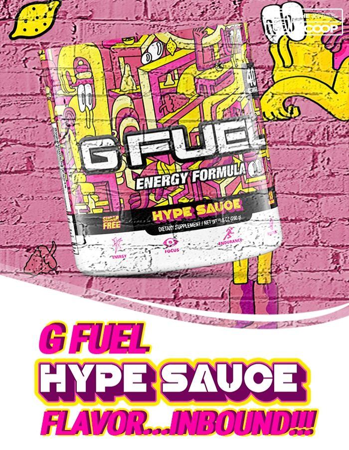 G FUEL HYPE SAUCE flavor inbound!!!