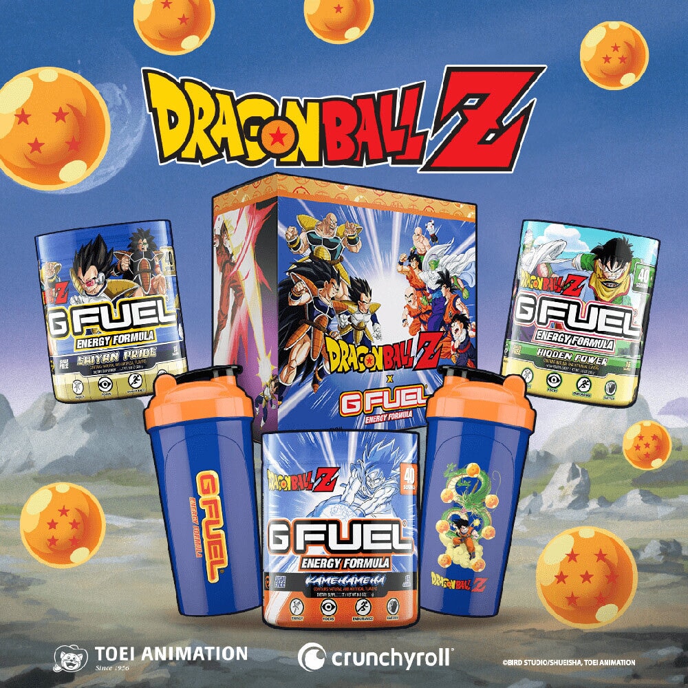 G FUEL Performs Fusion Dance with New "Dragon Ball Z" Kamehameha Energy Drink
