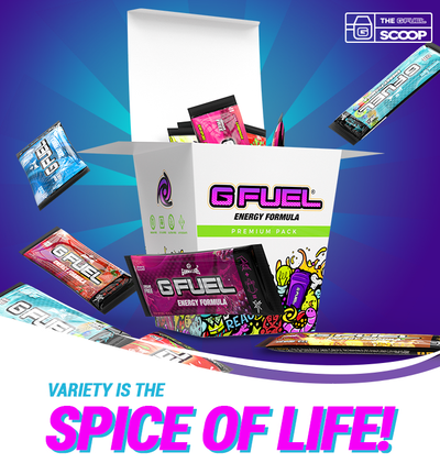 The G FUEL Scoop April 2019: Premium 20 Pack 2.0 Now Available!