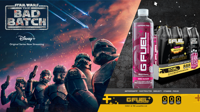 Introducing G FUEL Sparkling Hydration — In Celebration Of Lucasfilm's “Star Wars: The Bad Batch” Series