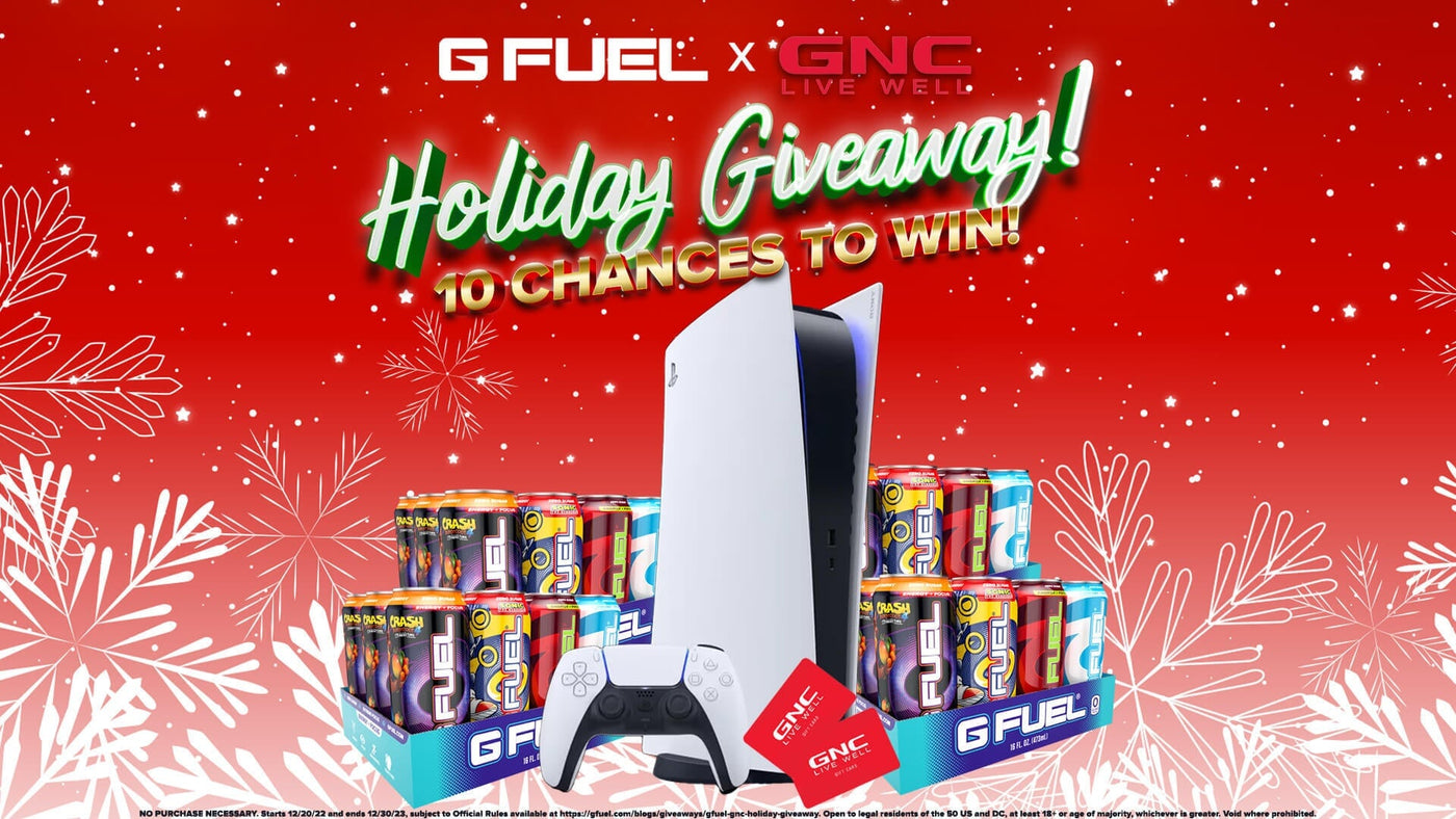 G FUEL x GNC Holiday Giveaway!