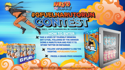 #GFUELNarutoRun Contest!