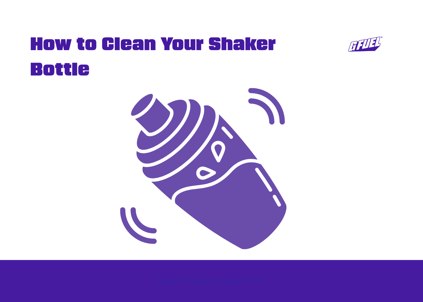 Clean Your Shaker Bottle