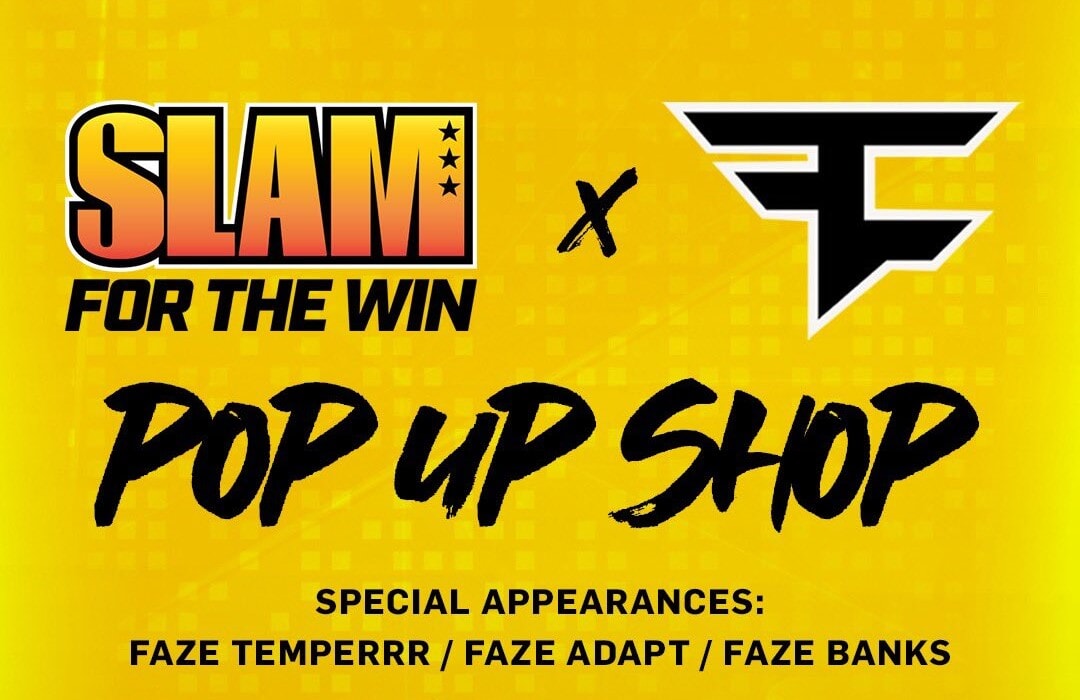 Join G FUEL, FaZe Clan, And SLAM At Our NBA All-Star Weekend Pop-Up In Chicago On February 15th
