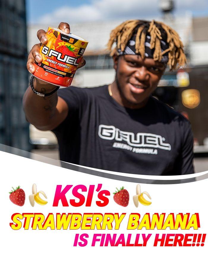 KSI's Strawberry Banana G FUEL Is Finally Here!!!