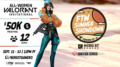 The VALORANT Ignition Series Is Heating Up with the FTW Summer Showdown, The World™ Largest All-Women VALORANT Tournament, From September 11-13