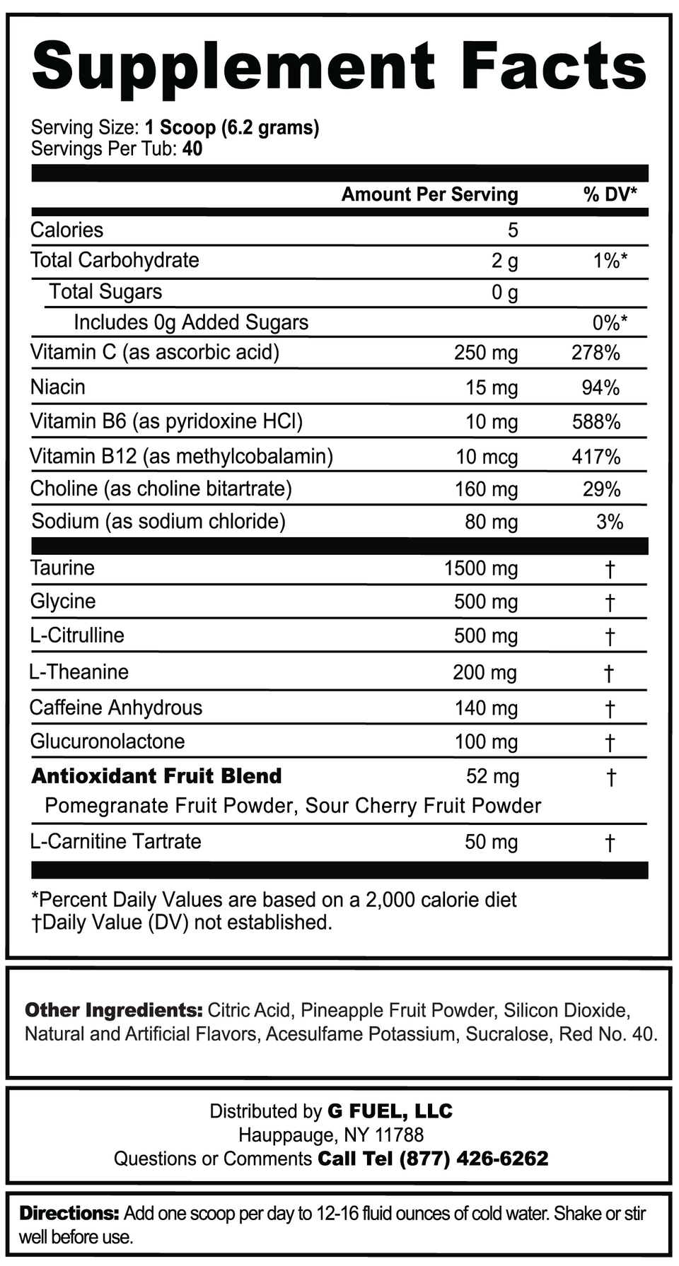 Supplement Facts