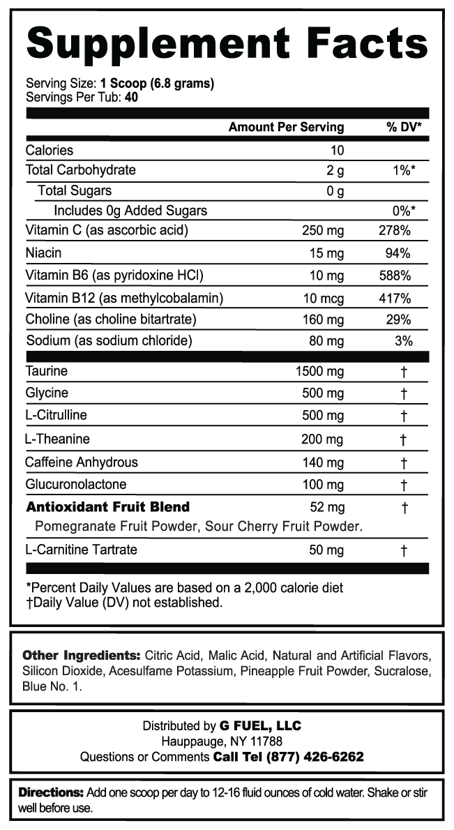 Supplement Facts