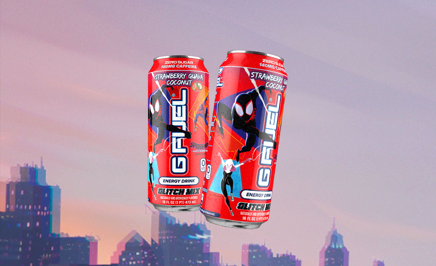 G Fuel Spider-Man 2099 Miles Morales Across the Spider-Verse Tall Boy  Shaker Cup