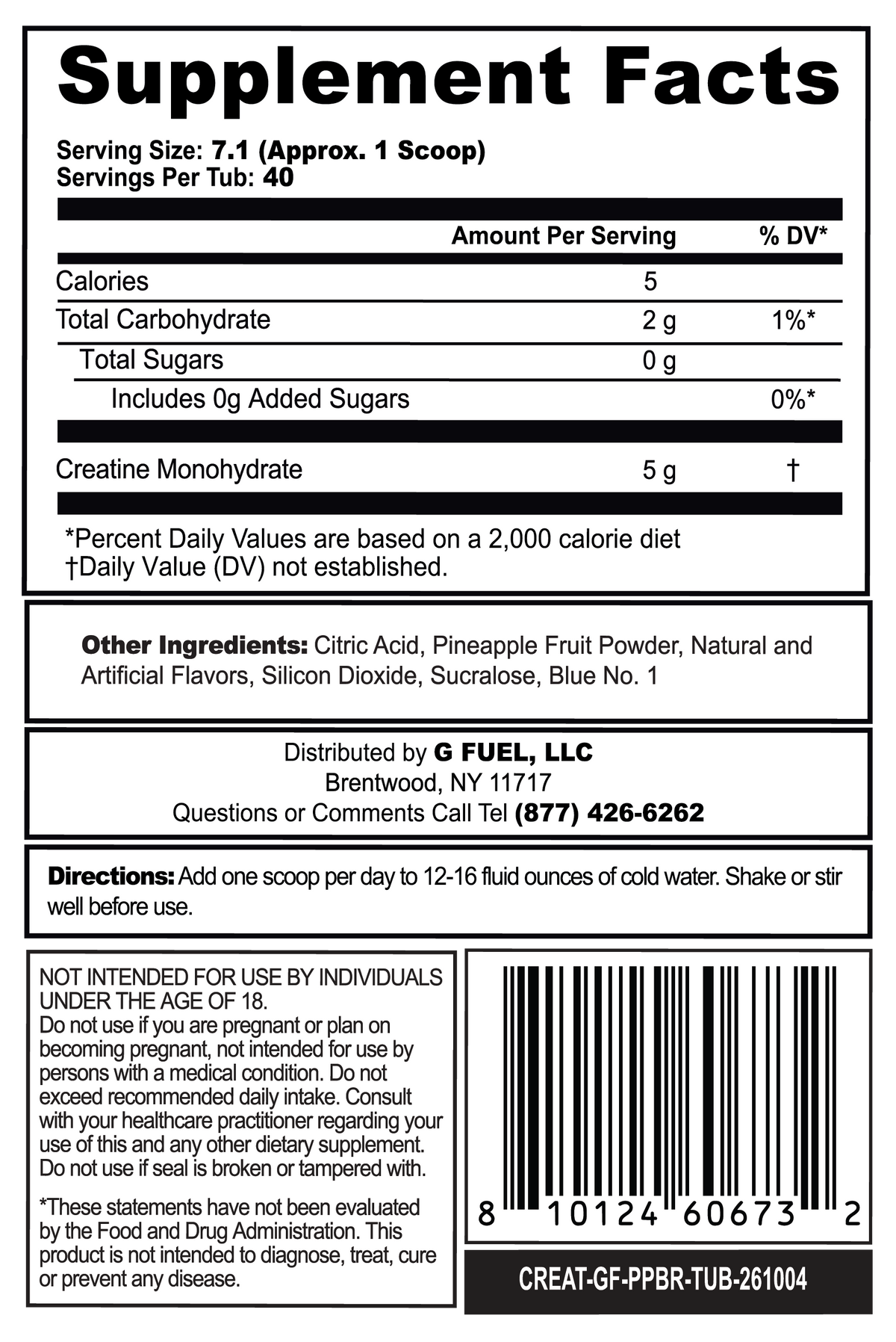 Supplement Facts