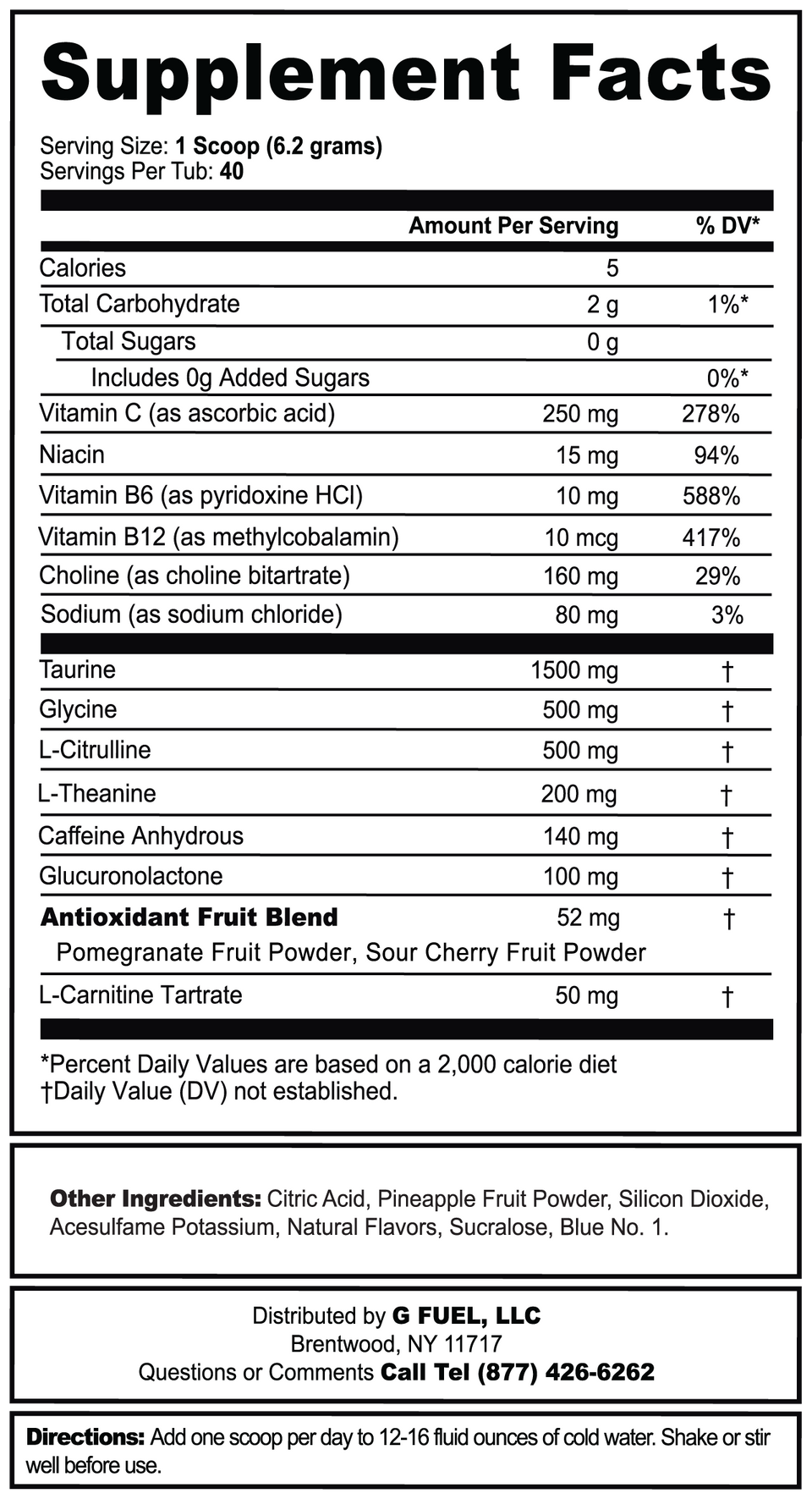 Supplement Facts