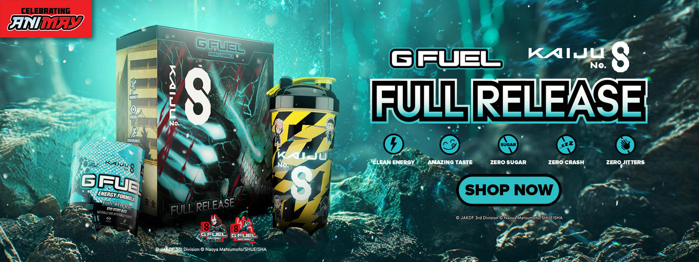 Kaiju No. 8 Anime Collector's Box | Powdered Energy Drink | Shaker cup & Stickers