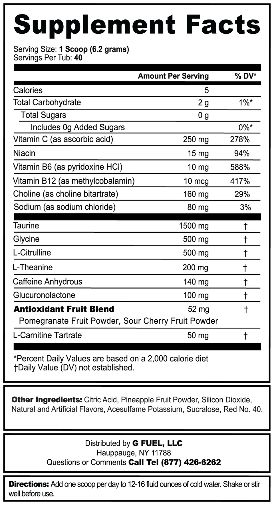 Supplement Facts